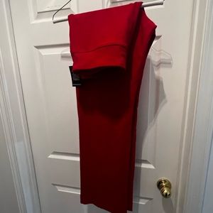 NWT XL Red travel leisure slacks. Boston Proper